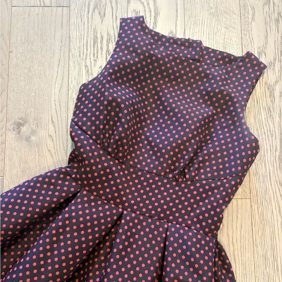 Closet Red and Black Polka Dot Dress - Picture 3 of 4